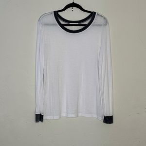 Treasure & Bond White Long Sleeved Tee